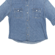 ANCHOR BLUE Womens Denim Shirt Blue 90s M Online Hot Sale