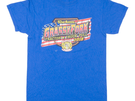 52nd Annual Grassyfork Truck Pull Volunteer Fire Department 2018 Mens T-Shirt Blue USA S Online now