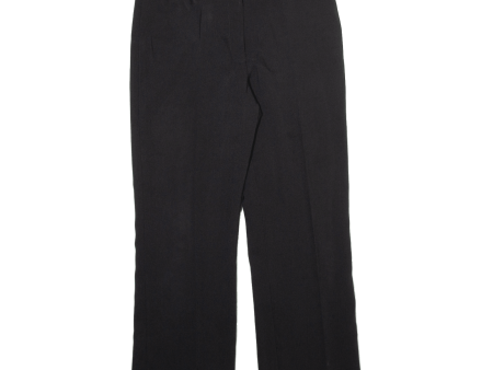 C EST CA Womens Trousers Black Regular Straight W28 L25 Sale