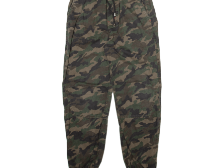 BCKJ Camo Jogger Style Mens Trousers Green Regular Tapered W26 L26 Online