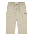 ALPHA INDUSTRIES Military Cargo Womens Trousers Cream Regular Straight W34 L33 Hot on Sale