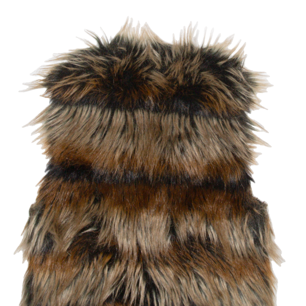 AVANT PREMIERE Faux Fur Womens Waistcoat Brown XS Sale