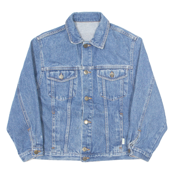 012 BENETTON Boys Denim Jacket Blue L Online now