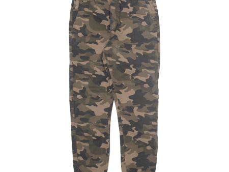 Camo Jogger Mens Trousers Black Slim Skinny W28 L28 on Sale