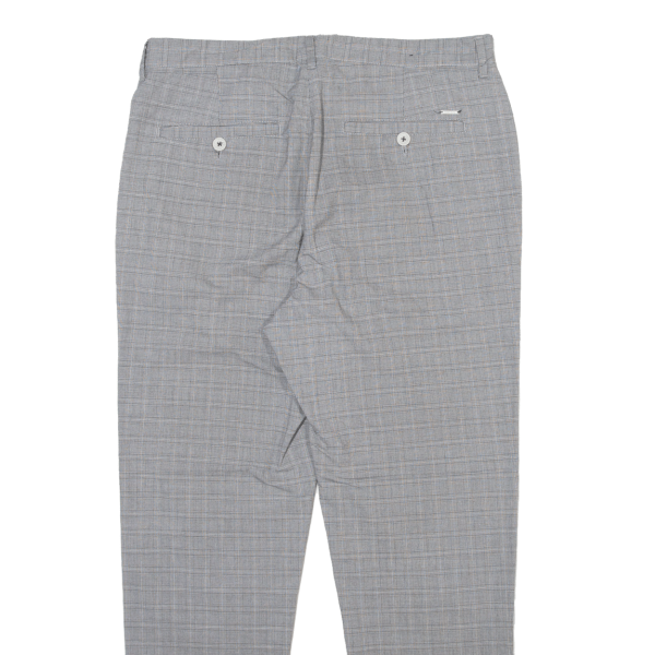 ZARA Mens Trousers Grey Regular Tapered W30 L26 Sale