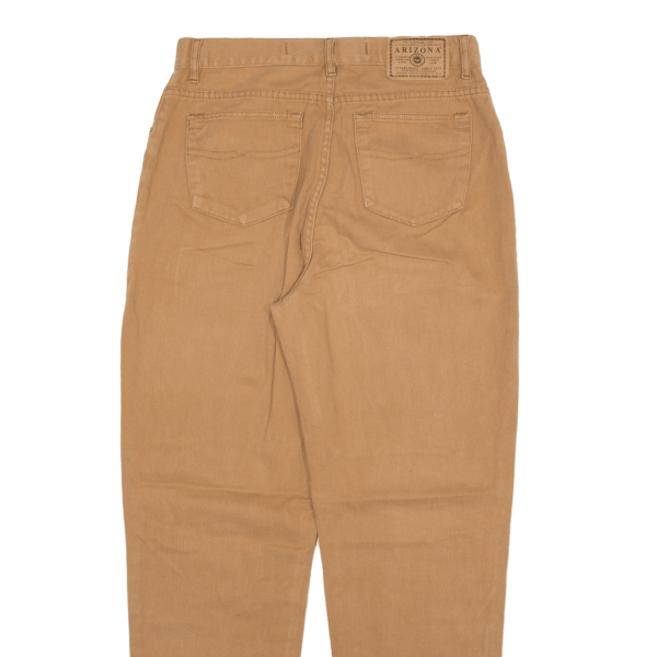 ARIZONA Womens Trousers Beige Relaxed Mom W30 L29 Sale