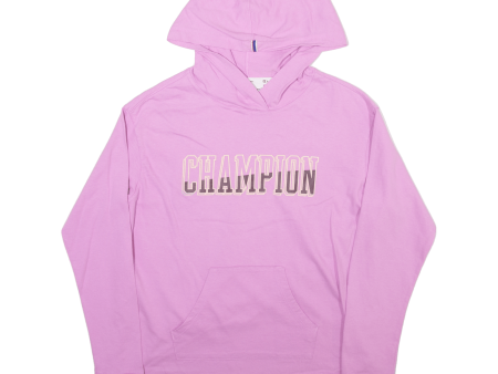 CHAMPION Womens Pink Hoodie XS Sale