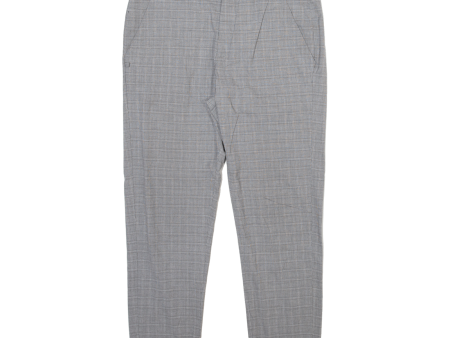 ZARA Mens Trousers Grey Regular Tapered W30 L26 Sale