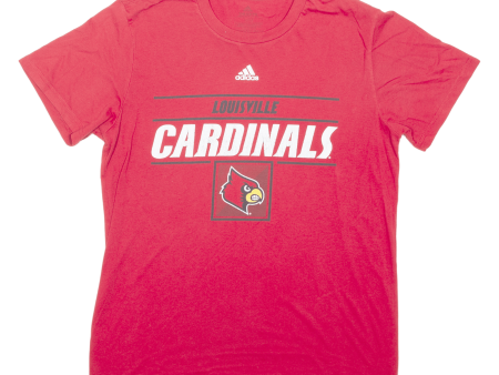 ADIDAS Louisville Cardinals Mens T-Shirt Red USA M For Cheap