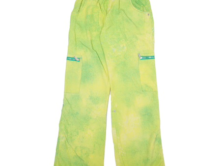 ZUMBA Outdoor Womens Trousers Green Relaxed Bootcut Nylon W23 L33 Online now