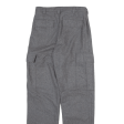 ROOTS Cargo Womens Trousers Grey Regular Straight Wool W26 L30 Cheap